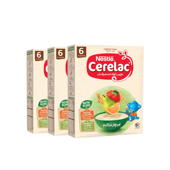 Nestle Cerelac3Fruits(175gPack of3)