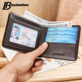 Bostanten Men's Genuine Cow Leather Wallet. 