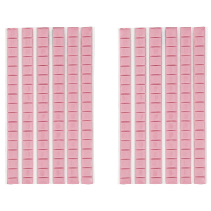 192 PCS Adhesive Poster Putty Sticky Non-Toxic Mounting Putty Reusable & Removable Wall Safe Putty (Pink)