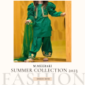 M.Meeraki/ Eid Collection/ Baby Girl Traditional Gota Dress. 