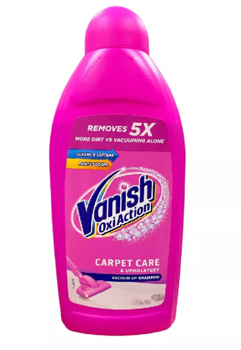 Vanish Oxi Action Carpet Care & Upholstery Vacuum Up Shampoo 450 ml