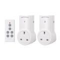 5 Pack Wireless Remote Control Sockets Switch, Home Programmable Electrical Plug Outlet Switch for Light Household Appliances 30m/100ft Operating Range. 