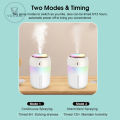 Vocoal Humidifier Air Humidifier Nano Diffuser Car Humidifier Ultrasonic Humidifier Cool Fine Mist Humidifier USB Humidifier With 7 Colors LED Lights for Home Office Car Yoga Spa. 