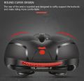 Bicycle Seat, Big Butt Saddle Bicycle Saddle, Mountain Bike Seat Bicycle Accessories Shock Absorber, Spring Saddle Bike thickened Soft Comfortable Breathable Hollow Cycling Seat. 
