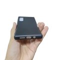 F52A back cover Soft Case Black TPU Silky Cover Camera Protection Bumper Phone Protective Back Cover. 