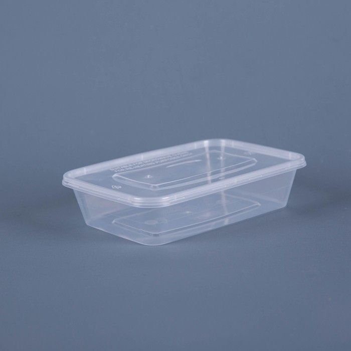 500 ML Disposable Plastic Container Pack of 50 Pcs