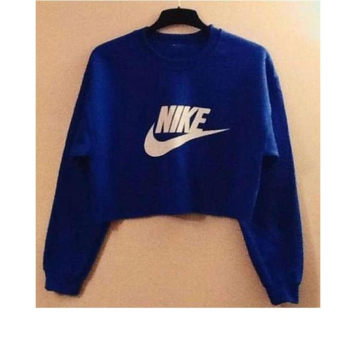HOME SHOPPING 3 GARMENTS NAVY BLUE CROPPED SWEATSHIRT FOR womens 573