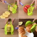 Handheld Tomato Slicer Bread Clip Fruit Vegetable Cutting Lemon Shreadders Potato Apple Gadget Kitchen Accessories Kitchenware. 
