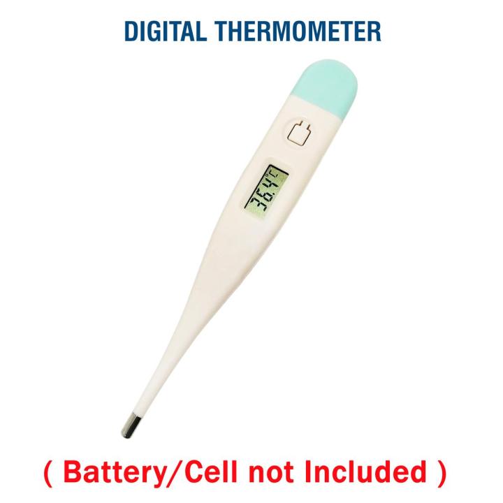 DT-11D Digital Thermometer with Automatic Alarm Easy to Use, ( Battery/Cell not included )