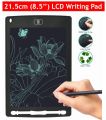 Erasable LCD Writing Portable Tablet 8.5Inch Battery operated for Kids, Painting, Graffiti and Practice. 
