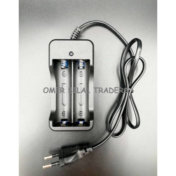 4.2V Charger for 18650 Rechargeable Li-ion Battery Dual Slot