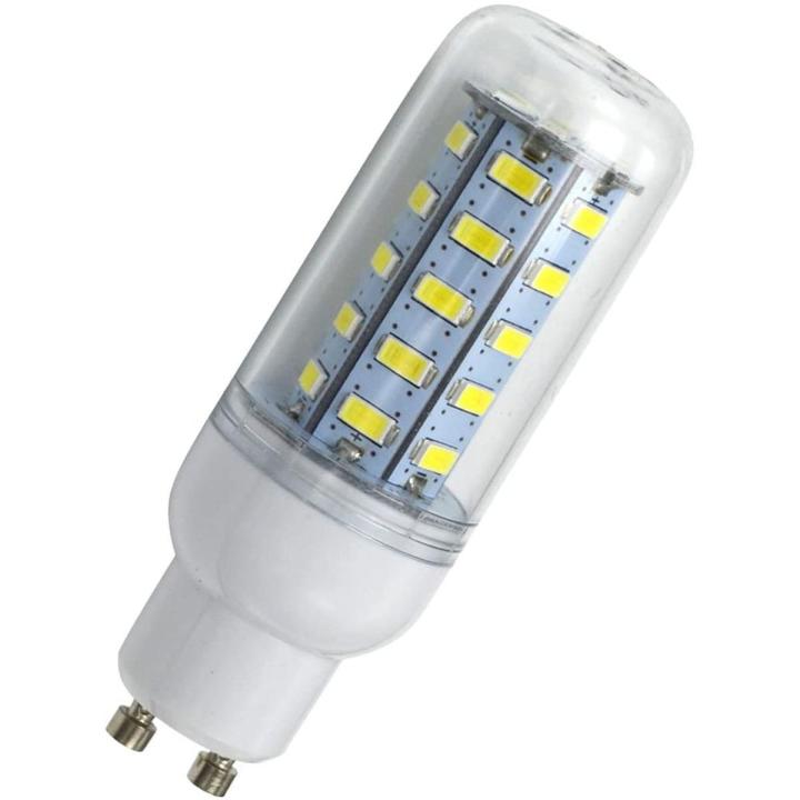 Aoxdi 1X GU10 LED Corn Light 6W, Cool White, 36 SMD 5730 LED GU10 Corn Bulbs 💡, LED High Power Lamp Lighting, AC 220-240V [Energy Class A++]