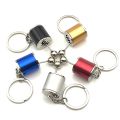 Mini Metal Gearbox Gear Keychain for Man Manual Transmission Lever 6 Speed Car Gear Shift Keyring Holder Creative Gift. 