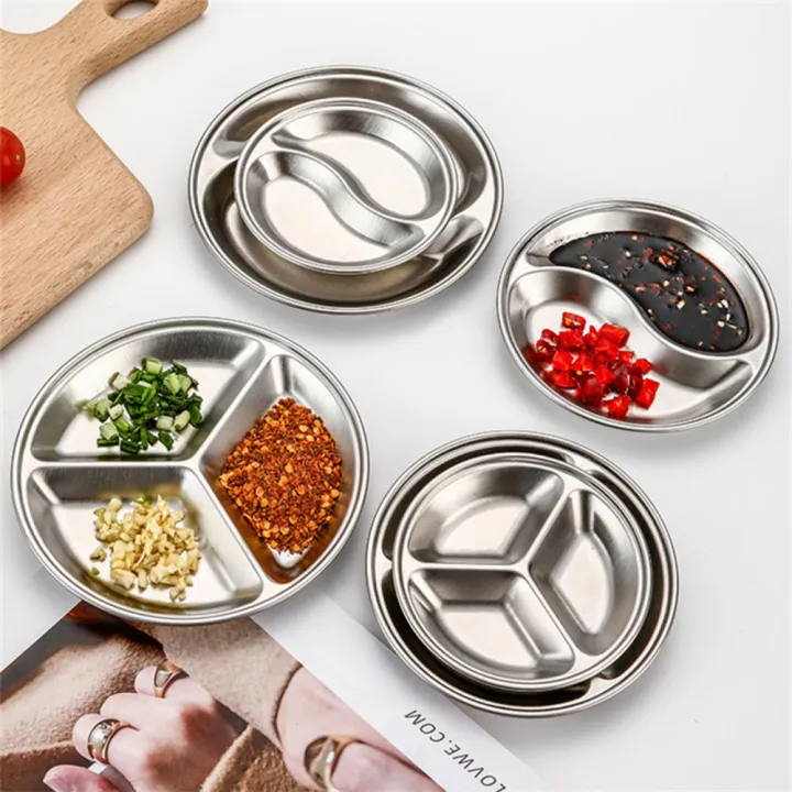 Stainless%20Steel%20Stainless%20Steel%20Circular%20Partition%20Plate%20%20Multigrid%20Multi%20Color%20Korean%20Barbecue%20Dipping%20Plate%20Thickened%20Golden%20Sauce%20Plate%20for%20Barbecue%20Parties%20Buffets%20Restaurants%20Home%20Cooking%20Snack%20-%20Image%203