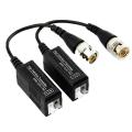 Passive HDCVI Transceiver Single Channel (300 Meters Passive Transceiver Single Channel Video Balun for HD AHD CVI TVI Cameras - Pack of Two) -  CCTV Camera Video Balun.. 