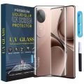 VIVO V40e UV Tempered Glass Screen Protector 9H Hardness Full Curved Nano Coating Smudge Resistant. 