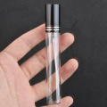 5ml Perfume Bottle compact black glass 10ml Glass Bottle portable empty Spray Bottle for travel daily use cosmetic storage. 