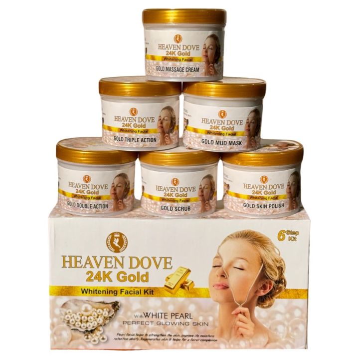 Heaven dove 24k gold whitening facial kit