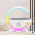 3-in-1 Multi-Function LED Night Lamp With Wireless Charging Bluetooth Speaker. 