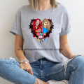 Fashion Girls Iron On Patches For Clothes T-Shirt Bonito Flower Decals Thermal Stickers Ready To Press for Parches Ropa. 