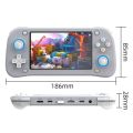 M17 Retro Handheld Video Game Console Open Source Linux System 4.3 Inch IPS Screen Portable Pocket Video Player 64GB for PSP/N64. 