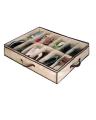 Under Bed Shoes Organizer - Brown. 