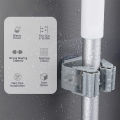 Wall Mounted Hanger Organizer Mop Broom Holder No-slip Gripper Self for Hanger Mop Hook Racks Kitchen Bathroom Adhesive Shower Hooks. 
