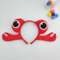 Adults Kids Plush Boy Crab Fish Ears Headband Hairband Animal Gift for Birthday Party Cosplay Costume Halloween Christmas. 
