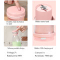 Rechargeable Mixers Fresh Fruit Juicers Blue/Pink Usb Portable Juice Bottle Mini Fast Electric Blender Smoothie Ice Maker. 