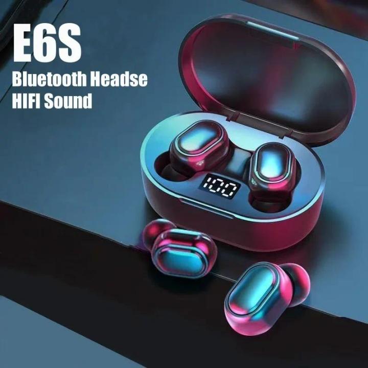 Ios Headset E6S Wireless Earphones Bluetooth Headphone Gaming Headset TWS E7S ...