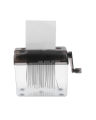 Askari Trader A5 size Manual Paper Shredder (Strip Cut) - Transparent. 