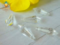 10-Pieces & 20 Pieces crystal Glass Prism with hanging hole for chandelier Home Deco wall Curtains windows. 