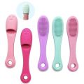 Silicone Face Cleaner Blackhead Remover Brush Cleanser Nose Pore Brush Finger Scrubber Tool Facial Skin Cleaner Massage Brush. 