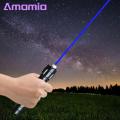Aviation Aluminum Alloy Lasers Pointer High Power Green Pointer Pen Rechargeable Flashlight 18650 Battery Star Cap Long Range Beam Spot for Outdoor Activities Safety Tool. 