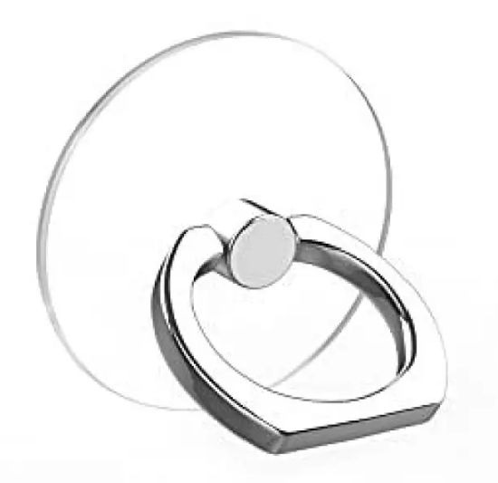 Mobile Ring Holder, Stain Less Steel, Transparent Back, Good Grip, Easy to Use