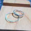 Personalized Stylish Name Golden Ring - Buy 1 Get 1 Free Silver Ring - Black Ring - Rings. 