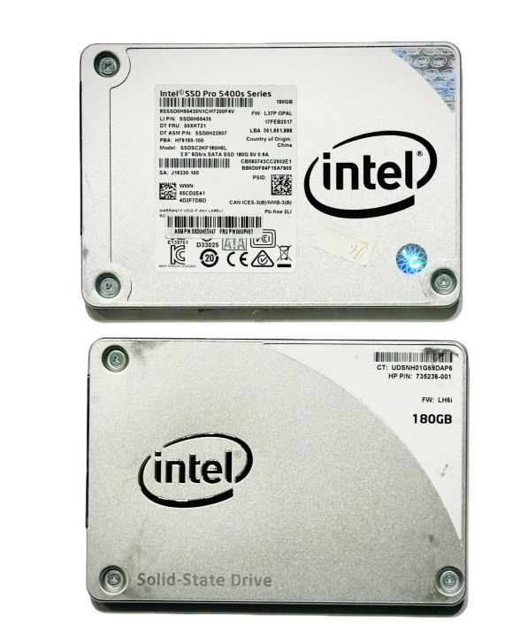Intel SSD 180GB SATA III Internal Solid State Drives For Dextop ...