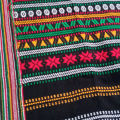 Multi Color Handmade Sindhi Tharri  Wadera Shawl For Men & Women SHL-112-7. 