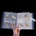 50/84/160Pcs Transparent Jewelry Storage Book With Buckle / High Quality Crystal Jewelry Anti-Rust Ziplock Sealed Bag / Dustproof Anti-oxidation Clear Jewelry Storage Box. 