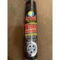 Motor cycle tyre cleaner. 