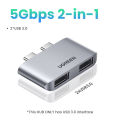 UGREEN USB C HUB Ultra Mini USB Type C HUB to HDMI 4K USB 3.1 10Gbps USB HUB For Macbook Pro Air Cable Free USB HUB. 