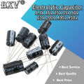 Electrolytic Capacitor 6.3V 16V 25V 35V 50V 63V 200V 400V 450V 10UF 22UF 47UF 100UF 220UF 330UF 470UF 1000UF 0.1UF 0.22UF New. 