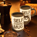 Mixer Cup Practical Coffee Tea Hot Chocolate Milk Spinning Mug. 