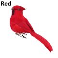 1/2PCS Handicraft Wedding Supply Home Decor Artificial Animal Simulation Parrot Real Feathers Bird Model. 