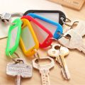 20 piece Keychain  Plastic Keychain Key Tags ID Label Name Tags Split Ring. 