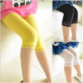 Set of 7 Colors girls/Kids Capri or Shorts Leggings Sizes 1 Years- 5 Years. 
