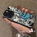 Cute Pop Mart Labubu Couple Metal Lens Case Redmi 10 12 9C 10C 13C 12C 9 10A 9A 9T A1 Note 9 11s 10 12 8 13 10s 11 Pro Poco M3 C65 M6 C55 Pro Cartoon Toy Story Little Monster Case. 