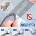 Window Screen Repair Tape Self Adhesive Mesh Tape Net Door Fix Patch Anti Insect Mosquito Mesh Broken Holes Repairing Easy-to-Apply. 
