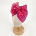 Shiny Sequin Bowknot Baby Turban Cap Newborn Indian Hat For Girl Boy Soft Cotton Elastic Bonnet Infant Beanies Toddler Headwrap. 