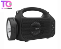 TECH CORNER KTS 2031 Bluetooth Speaker Wireless Portable Outdoor – 3" Woofer, FM Radio, Solar Charging, Torch Light, 1200mAh Battery. 